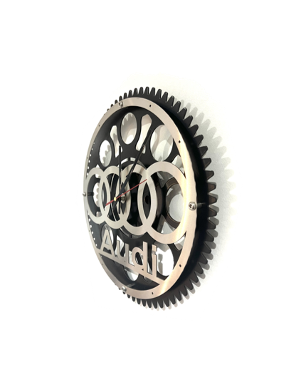 Audi Flywheel Clock - Wall Mounted.