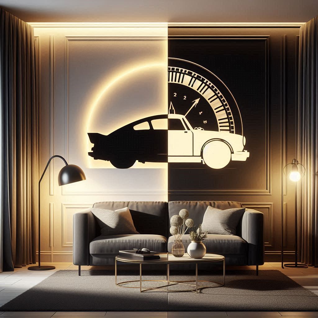 Interior Design Tips For Automotive Metal Wall Art