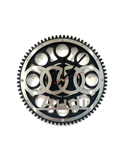 Audi Flywheel Clock - Wall Mounted.