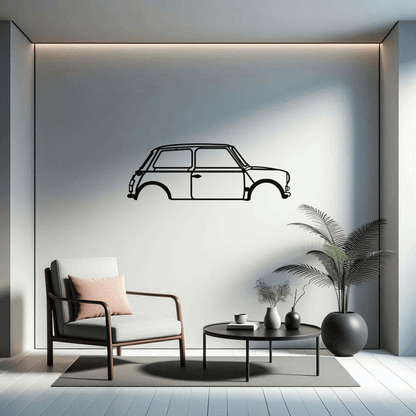 Classic Mini Metal Wall Art Sun Room Scene